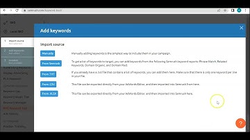 PPC Keyword Tool By SEMRUSH | SEMRUSH Tutorials