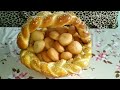 Себет нан/ дастархан көркі/ Плетенная корзина/Yeast dough Easter basket recipe