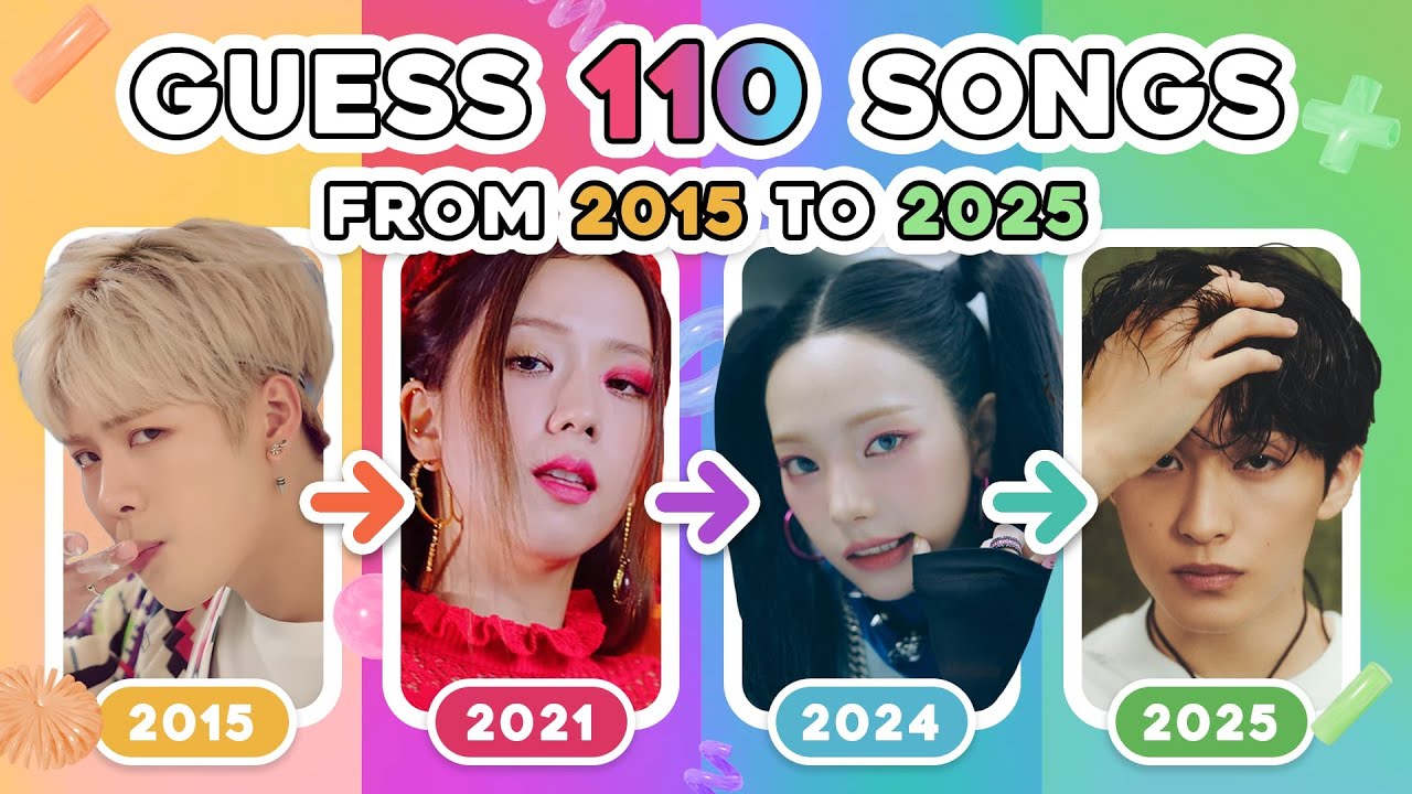 ✨ NAME 110 SONGS IN 10 YEARS: 2015–2025 MULTISTAN CHALLENGE ✨