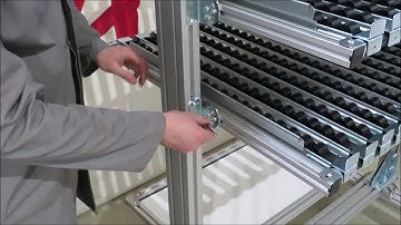 Lean Manufacturing - 4Lean - Part\box - Tilt - Shelve - Multi - Tall - Rolls - None