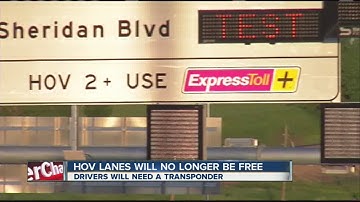 HOV drivers to pay to drive for free
