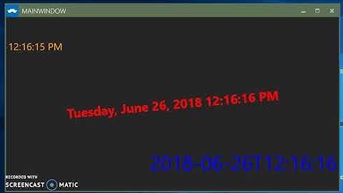 WPF XAML Clock Custom Control
