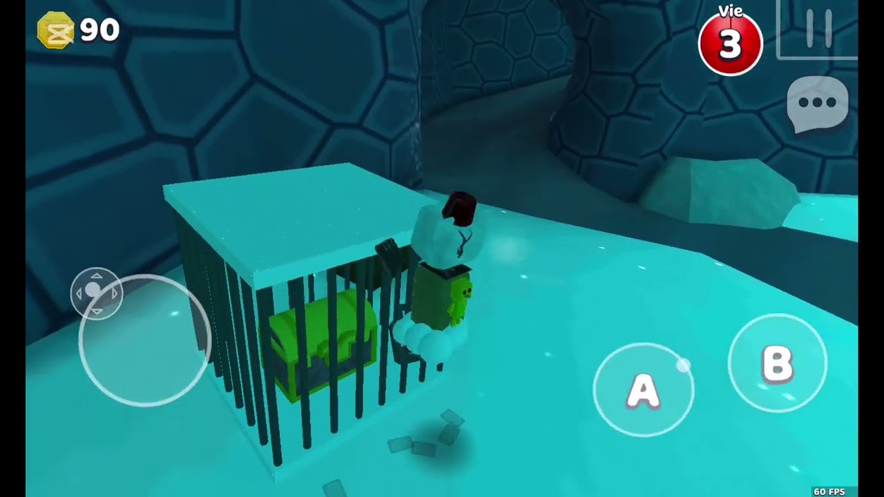 Super bear aventure play in winter the secret door ❄️☃️❄️