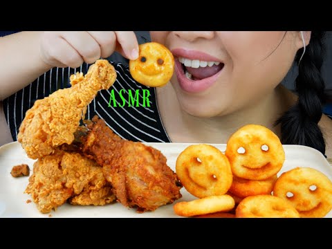 Perfect Crispy Fried Chicken + Smiles French Fried suellasmr