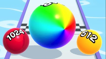 Ball Run 2048 - All Levels Gameplay Android, iOS ( Levels 26 - 48 )