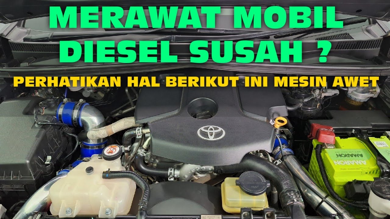 PERAWATAN INNOVA REBORN DIESEL YANG PERLU DI PERHATIKAN SUPAYA MESIN AWET