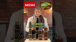 Nescafe Gold Vs BRU Gold | Instant Coffee Comparison | Which coffee is the best? #nescafe #coffee