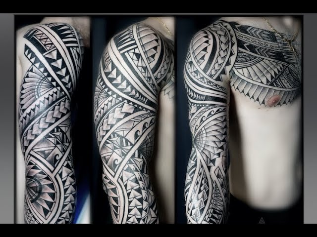 Full Sleeve Arm/Leg Geometry Full Flower – Tattoo for a week