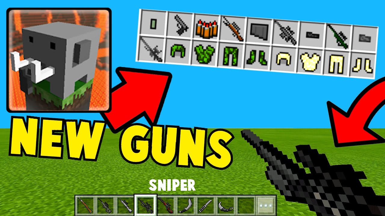 How to Get GUNS in Craftsman: building Craft - PART 2 (AWESOME GUNS