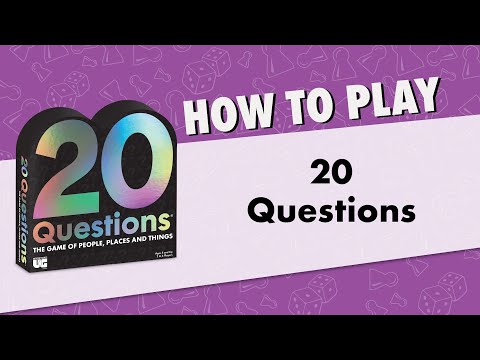 How to Play: 20 Questions, the Classic Game of People Places and Things  from University Games 