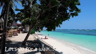 WALKING FROM BE GRAND RESORT TO HENNAN RESORT ALONA BEACH PANGLAO BOHOL PHILIPPINES