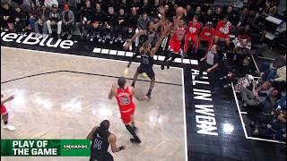Anfernee Simons makes the impossible clutch corner 3 over two tall defenders