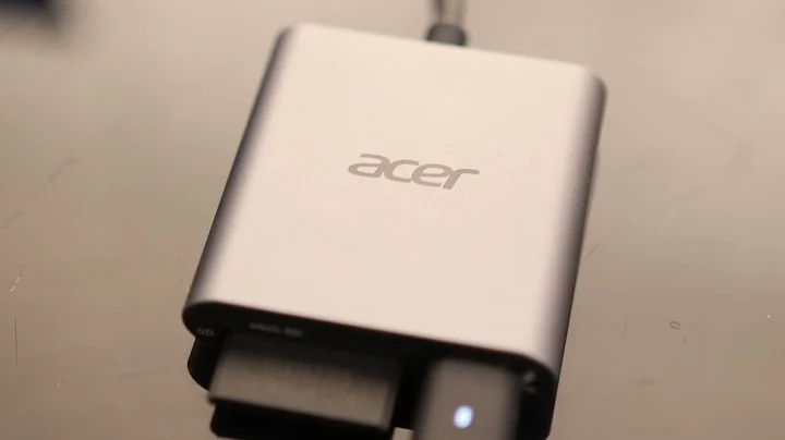 Acer UHS-II USB C SD Card Reader with 100W PD Port, 3-in-1 Type-C SD 4.0 Memory Card Reader Adapter