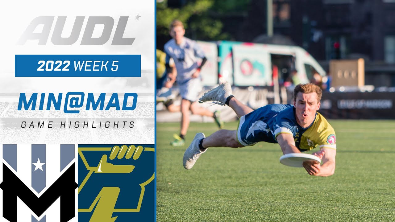2022 AUDL: Minnesota Wind Chill at Madison Radicals | Week 5 | Game Highlights