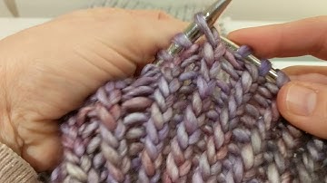 Left and Right Leaning Double Decreases in Twisted Rib