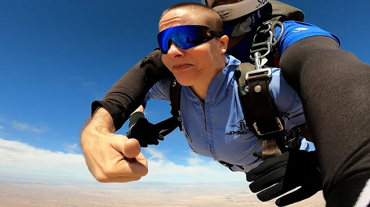 SHEILA TANNER - Tandem Skydive in Las Vegas at Sky...