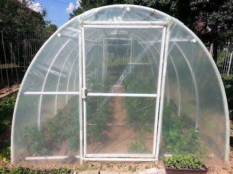 Easy way to build PVC greenhouse DIY