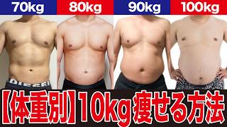 【体重別】10kg落とすのに必要な日数と最短ルートで痩せる方法はコレ!