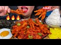 ASMR SPICY CHICKEN FEET & RICE *CEKER AYAM SETAN PEDAS MUKBANG 먹방 MASSIVE Eating Sounds