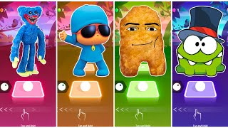 Poppy Playtime 🆚 Pocoyo 🆚 Gegagedigedagedago 🆚 Om Nom. 🎶 Tiles Hop EDM Rush!