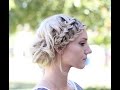 How to: Double French Lace Braids into a Messy Bun