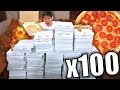¡REGALANDO 100 PIZZAS en la CALLE! - [ANTRAX] ☣