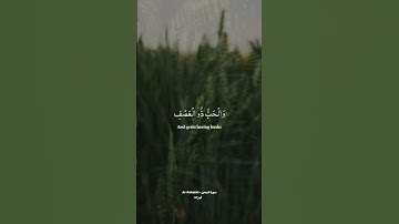 سورة الرحمن  اية 8 - 12 #أحمد_خضر  🙏♥️