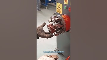 Introduce Xinpeng multi-function waste motor stator recycling machine. #shorts