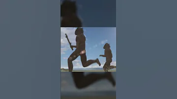 Труд сделает из обезьяны человека. Или нет..? #shorts