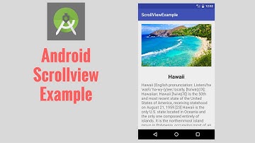 Android scrollview example