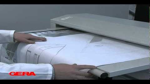 Economic fast and reliable off line wide format folding machine by GERA