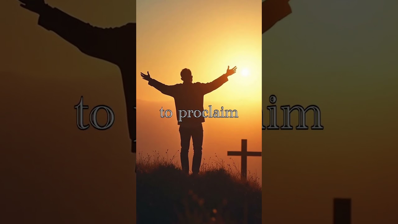 Focus on the cross      ￼ 