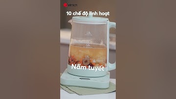 Ấm pha trà đa năng Elmich KEE9147: Cân cả căn bếp với 10 tính năng đun nấu