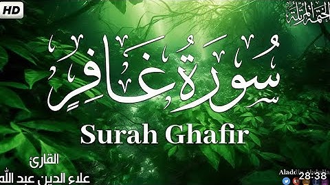 سورة غافر بصوت جميل جداً للشيخ علاء عقل