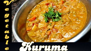 Vegetable kurma recipe in Tamil- தமிழ்| side dish for chapathi..😋😍