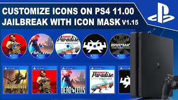 Customize icons on PS4 11.00 Jailbreak | Icon Mask v1.15 Released