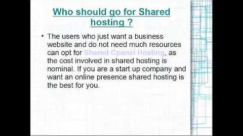 shared hosting or vps or dedicated server