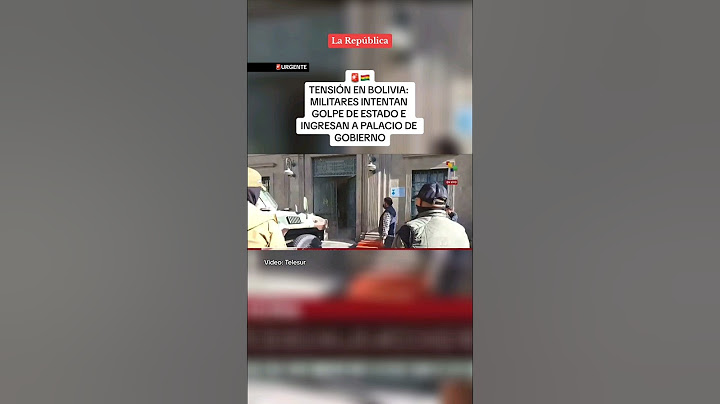 BOLIVIA: MILITARES intentan GOLPE DE ESTADO #shorts #bolivia