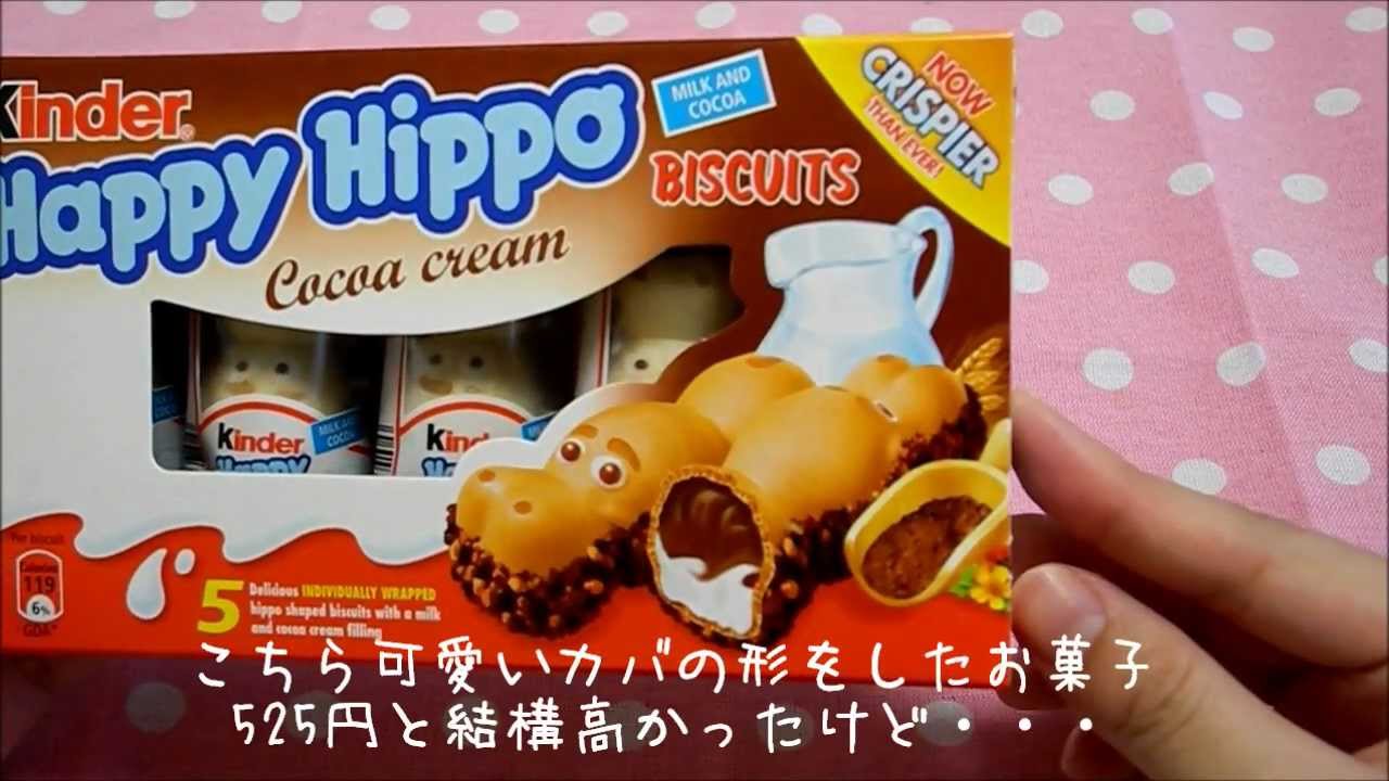 World pretty food ①　Happy Hippo　【ハッピーヒッポー】　世界のKAWAIIお菓子