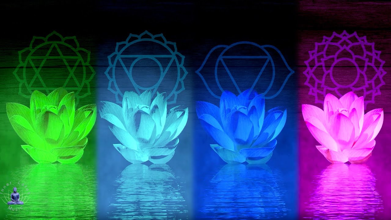 Higher Chakras Peaceful Healing Meditation Music   Crystal Singing Bowl      Flute   Water    Series
