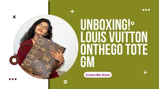UNBOXING! Louis Vuitton OnTheGo tote GM