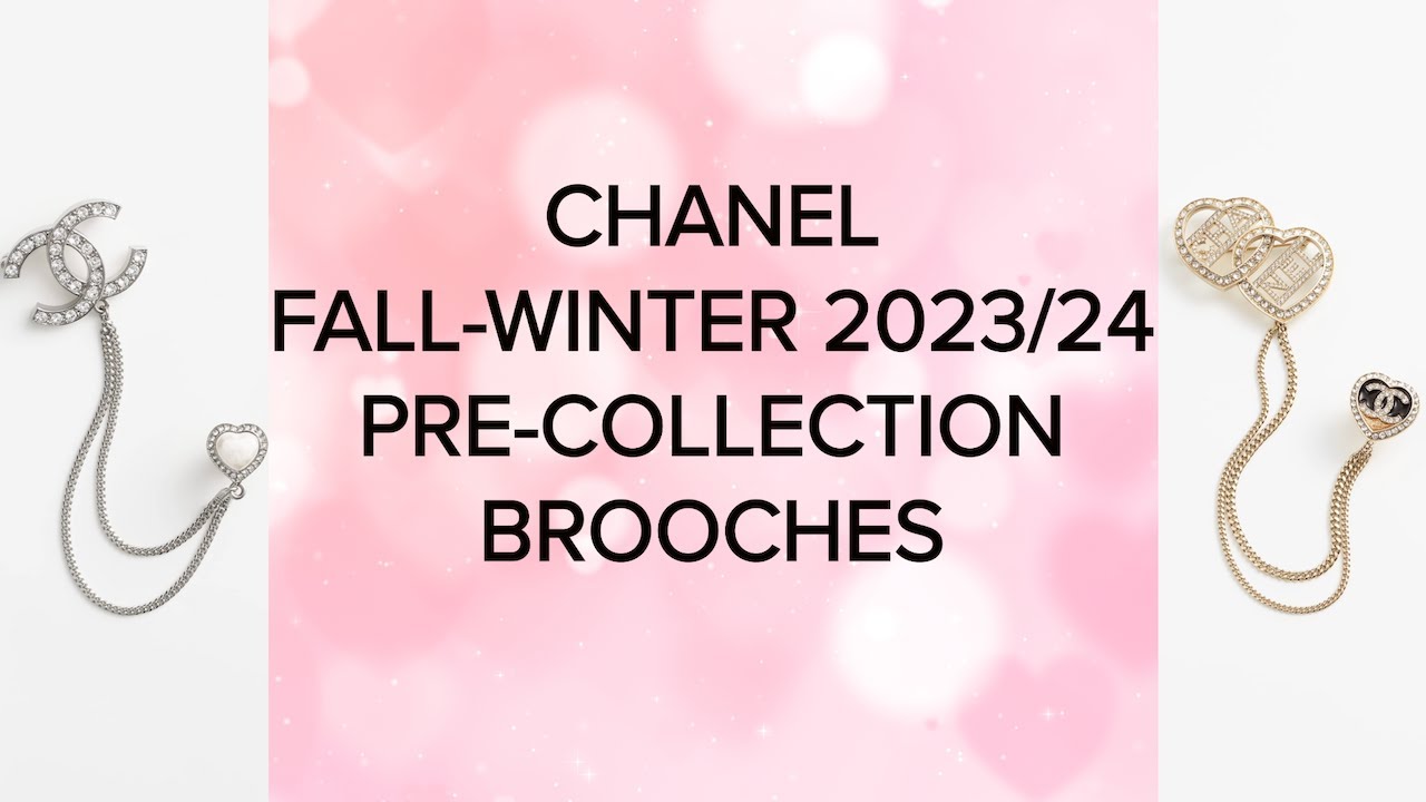 CHANEL FALL-WINTER 2023/24 PRE-COLLECTION ❤️ CHANEL BROOCHES ❤️ #chanel # chanelfallwinter 