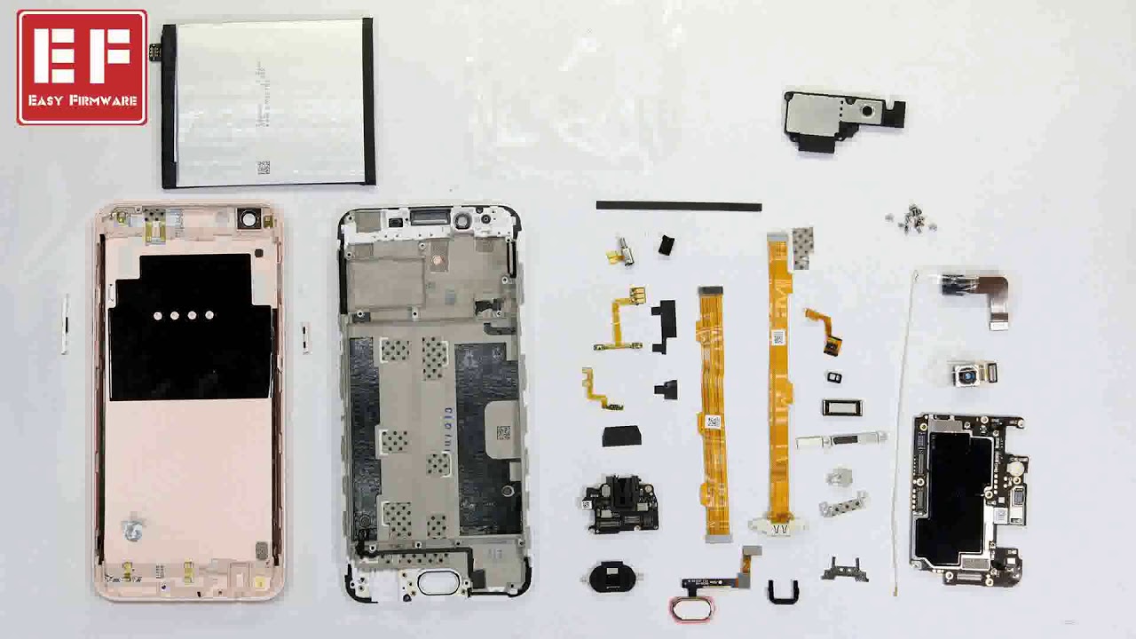OPPO R9s disassembly and assembly video new - YouTube