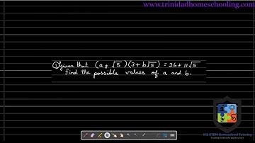 CSEC / GCE / O-Level Add Math SURDS Practice Question 1