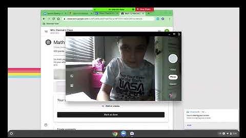 Upload Photo From Chromebook to Google Classroom