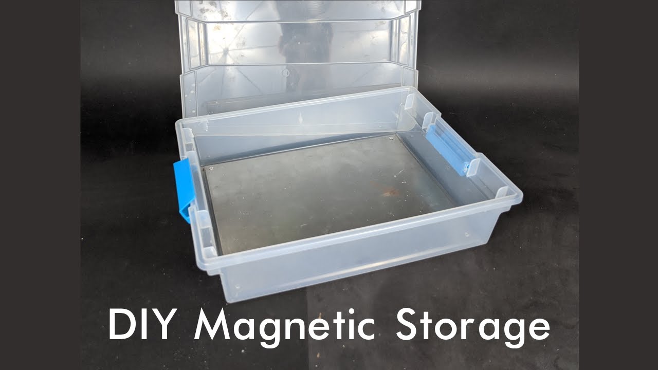 DIY Magnetic Transport/Storage Trays -