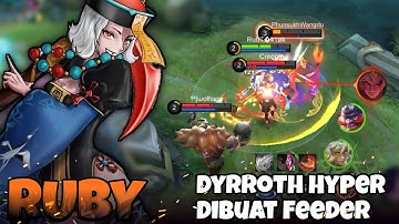 Ruby Hyper Vs Dyrroth Hyper Siapa Lebih Kuat? Build Ruby Tersakit Dan Terkuat 2022 - MLBB
