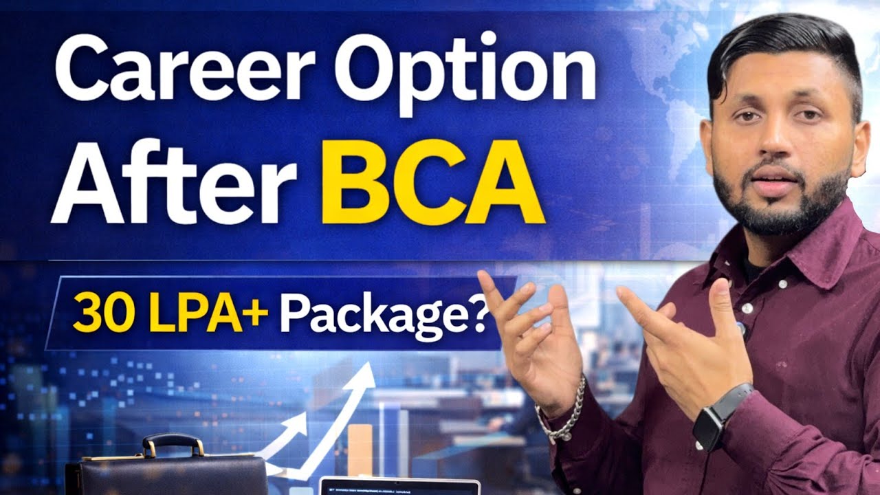 BCA Jobs & Salary in India | Career Growth Roadmap to 30+ LPA | Online BCA Admission | BCA Details