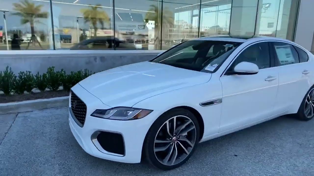 NEW 2022 Jaguar XF SE (Fuji White / Oyster) - YouTube
