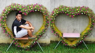 Beautiful Blooming Hearts, Creative Small Flower Garden Ideas